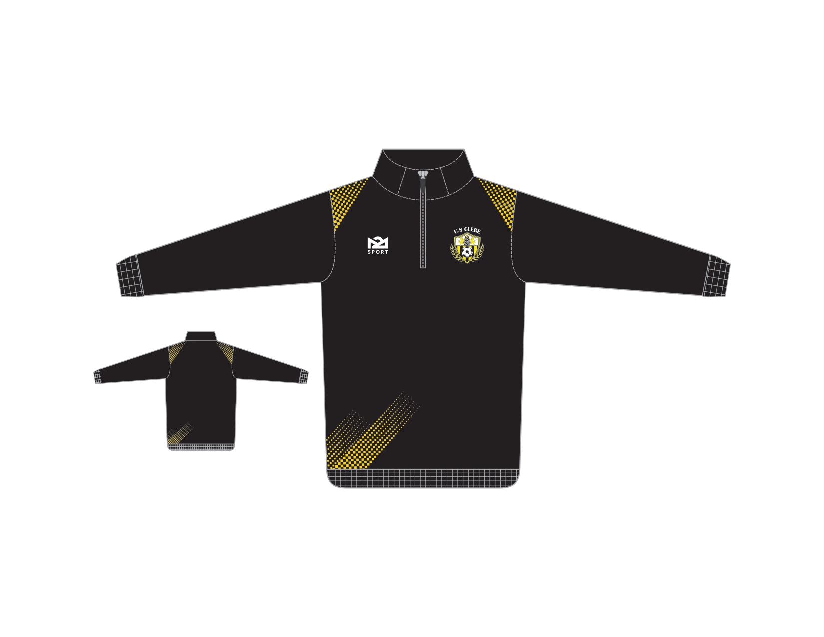 VESTE D'ENTRAÎNEMENT 1/4 ZIP