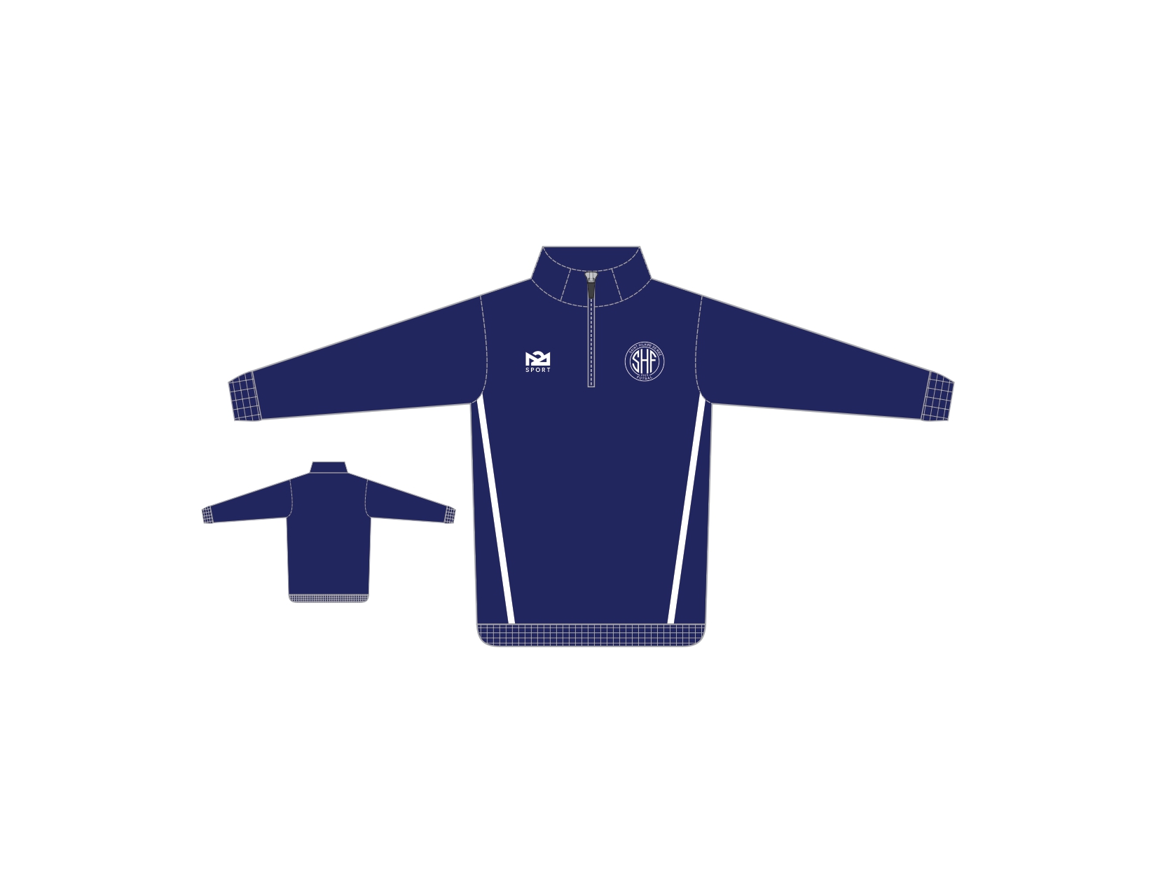 VESTE D'ENTRAÎNEMENT 1/4 ZIP