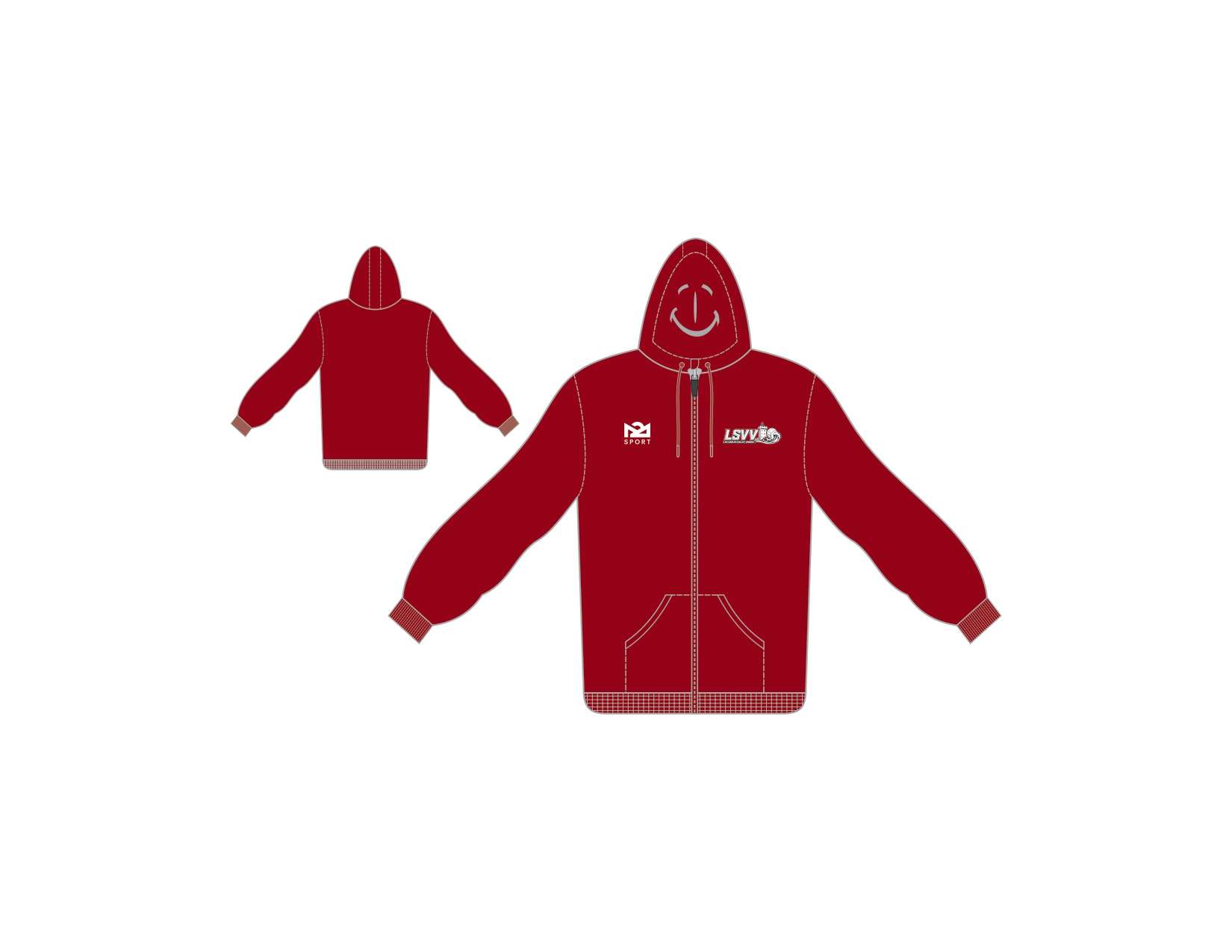 SWEAT À CAPUCHE ZIPPÉE